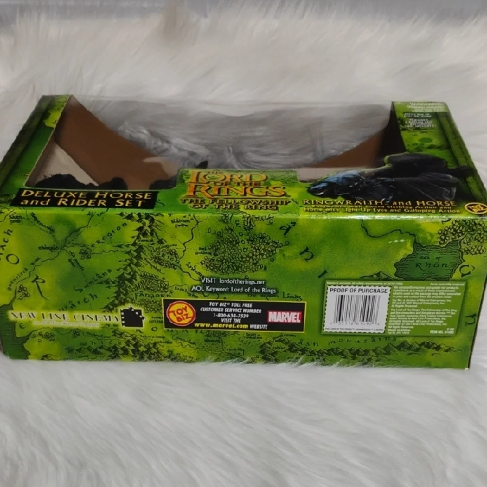 (BX81) Toy Biz Lord Of The Rings Ringwrath & Horse Collectible Set